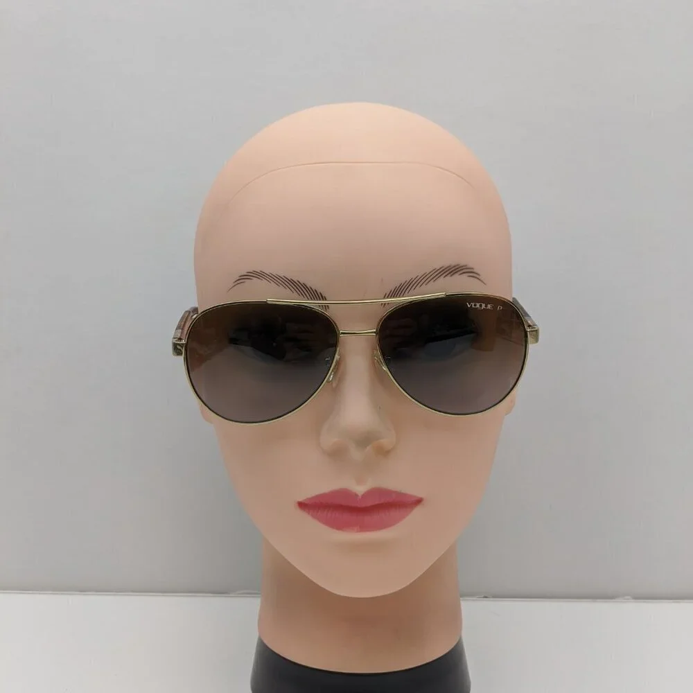 🕶️ Vogue VO3997-S 848/T5 Polarized Aviator Sunglasses 58/14-135 / ALH759🕶️